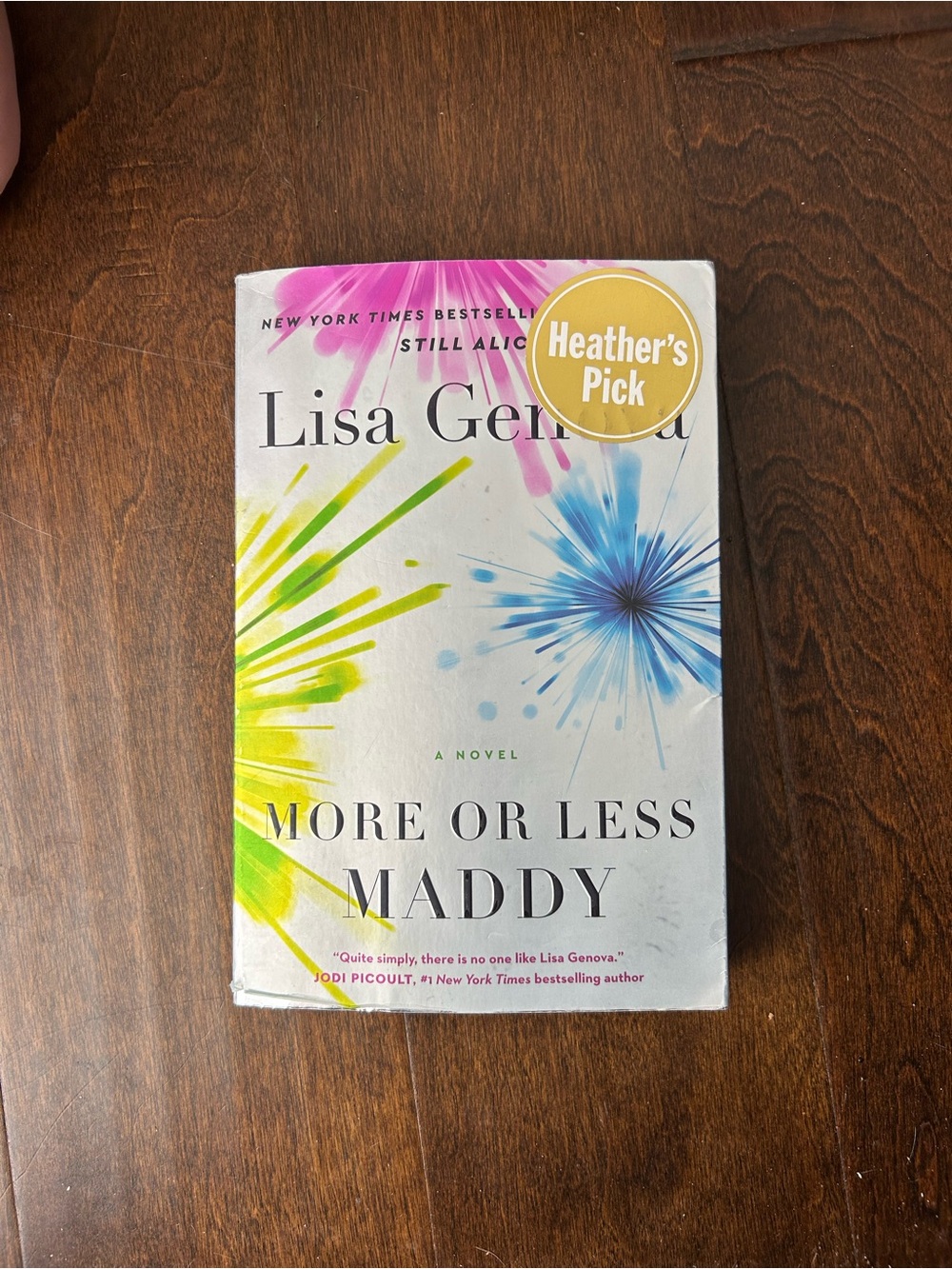 "More or Less Maddy" Paperback Novel - Lisa Genova